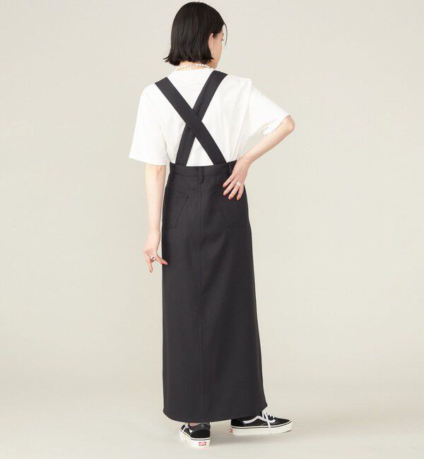 SHIPS for women「SHIPS NINE CASE:〈手洗い可能〉サスペンダー スカート ◇」|スカート|