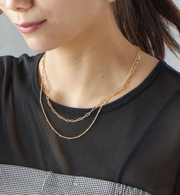 SHIPS for women「〈手洗い可能〉ストレッチ チュール ロング スリーブ TEE」|Tシャツ・カットソー|