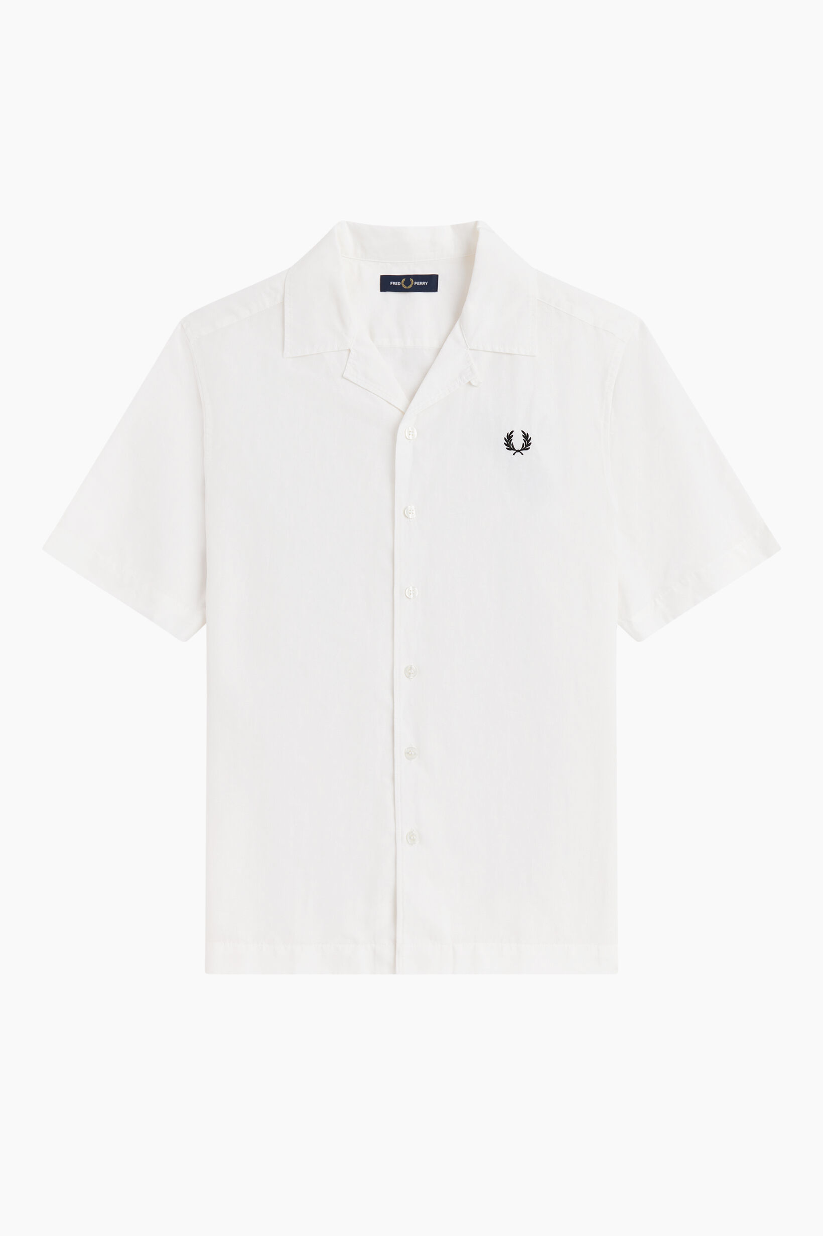 FRED PERRY 「Linen Blend Revere Collar Shirt／リネンブレンドオープンカラーシャツ」|シャツ・ブラウス|