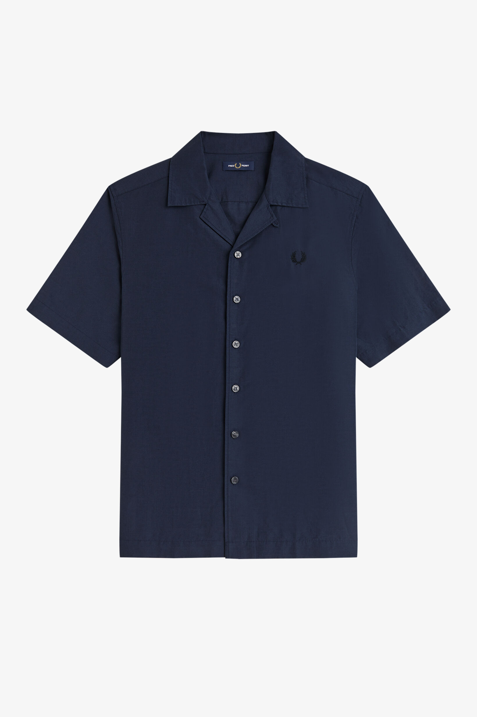 FRED PERRY 「Linen Blend Revere Collar Shirt／リネンブレンドオープンカラーシャツ」|シャツ・ブラウス|