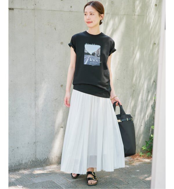 SLOBE IENA「Le Mares フォトTEE」|Tシャツ・カットソー|