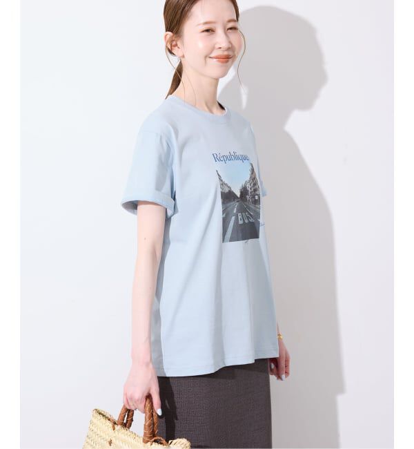 SLOBE IENA「Le Mares フォトTEE」|Tシャツ・カットソー|