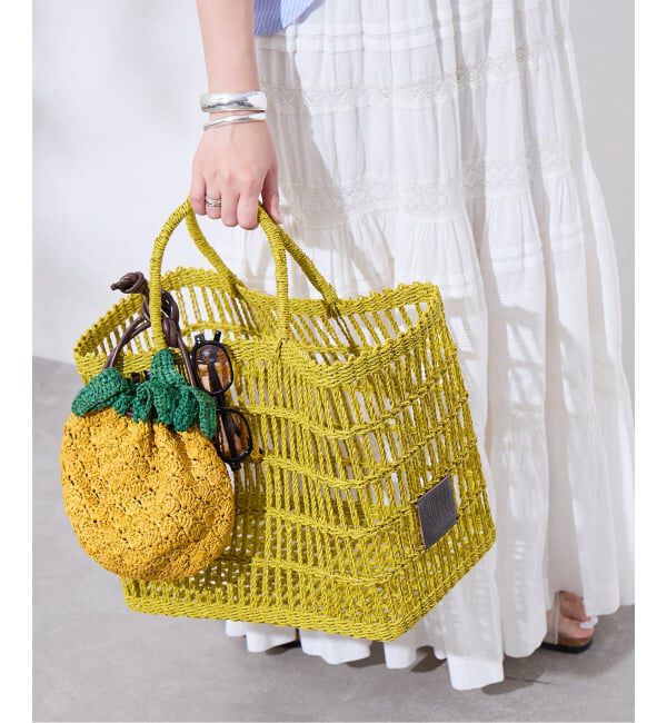 JOURNAL STANDARD「別注【VARNY &times; MARCOMONDE &times; JOURNAL STANDARD】 FRUITS BAG」|かごバッグ|
