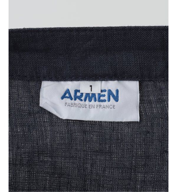 journal standard luxe「【ARMEN】LINEN PLAIN BOAT NECK S/SL PULL」|シャツ・ブラウス|