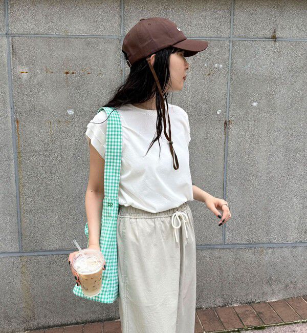 fredy emue「シルケットフレンチタックTシャツ」|Tシャツ・カットソー|