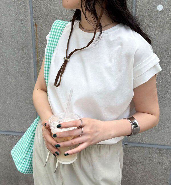 fredy emue「シルケットフレンチタックTシャツ」|Tシャツ・カットソー|