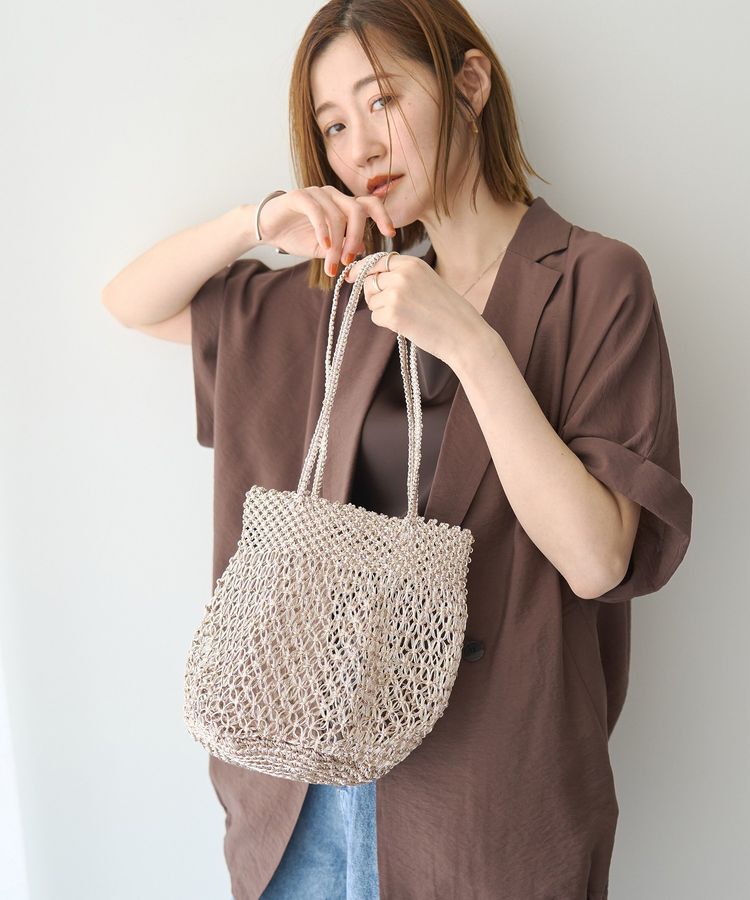 YECCA VECCA「【The BAGMATI】メタリックバッグ」|ショルダー・メッセンジャー|Pink