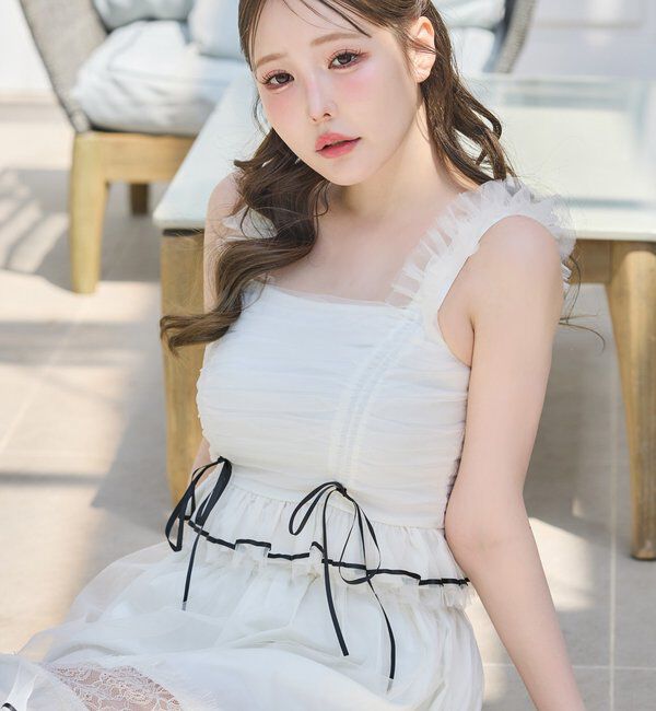  「【Tulle Collection】チュールビスチェ」|シャツ・ブラウス|