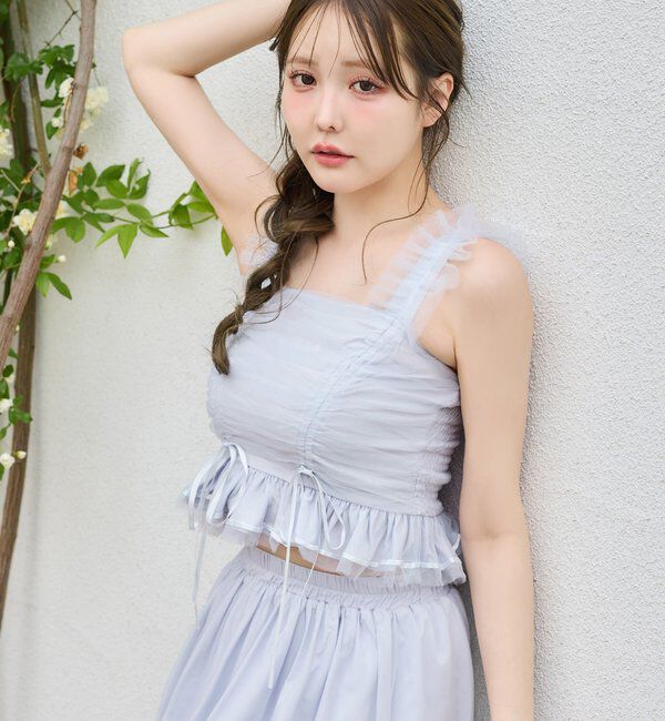  「【Tulle Collection】チュールビスチェ」|シャツ・ブラウス|