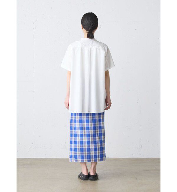 MidiUmi「MidiUmi ハーフスリーブAラインシャツ」|シャツ・ブラウス|