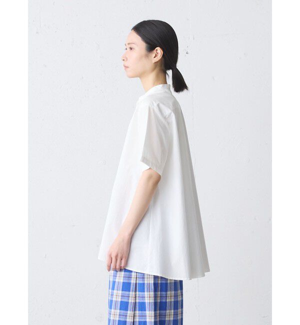 MidiUmi「MidiUmi ハーフスリーブAラインシャツ」|シャツ・ブラウス|