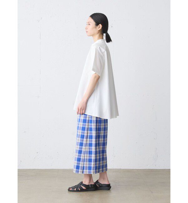 MidiUmi「MidiUmi ハーフスリーブAラインシャツ」|シャツ・ブラウス|