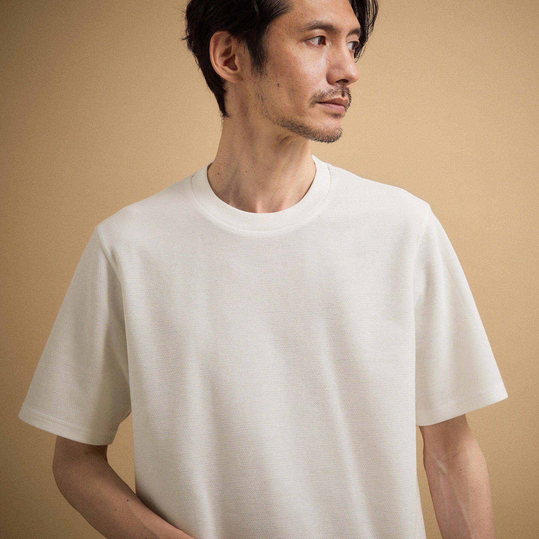 TAKEO KIKUCHI「【抗菌防臭】メランジ クルーネック プルオーバー」|Tシャツ・カットソー|