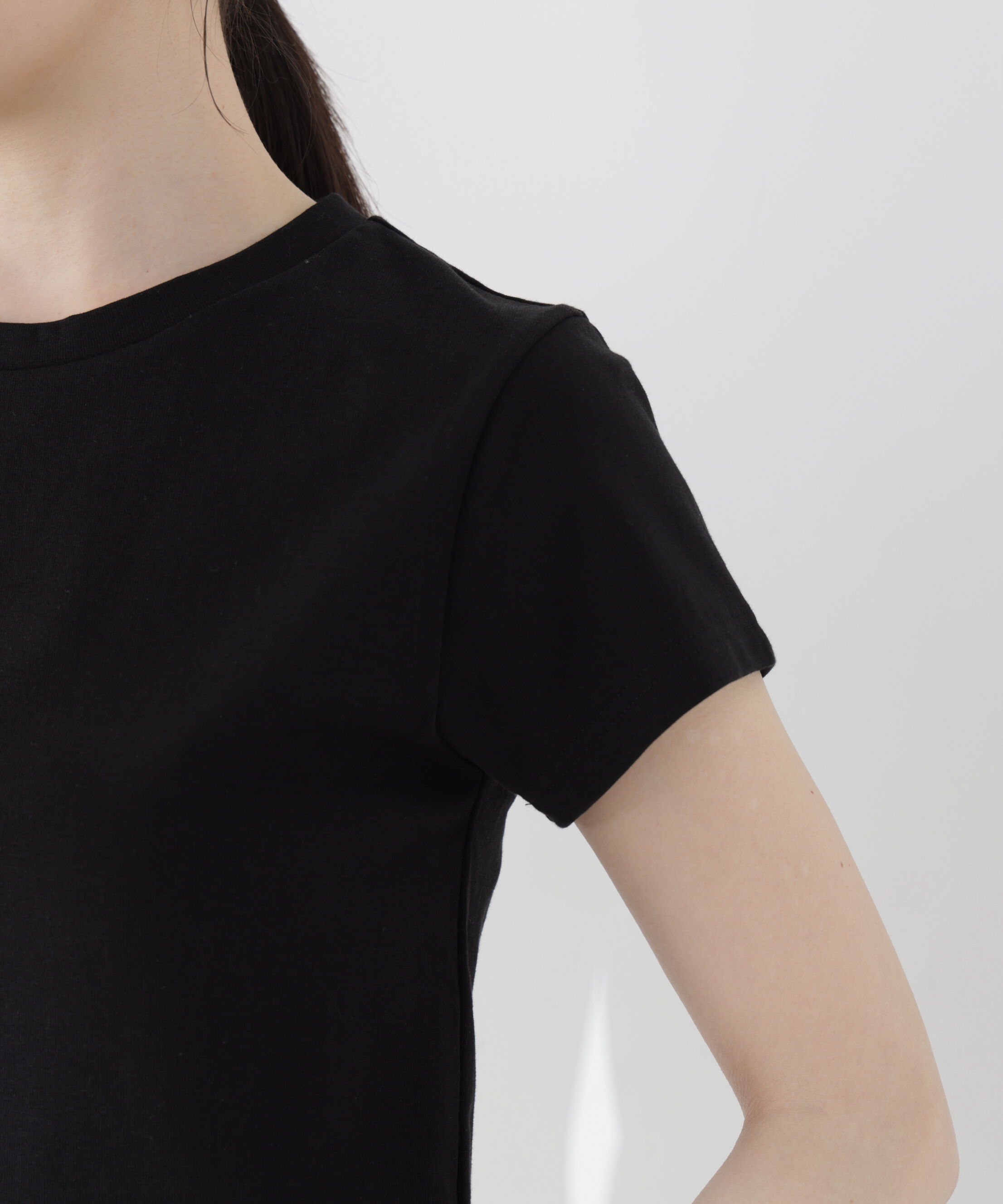 PROPORTION BODY DRESSING「〈a/mie〉レースヘムTシャツ」|Tシャツ・カットソー|