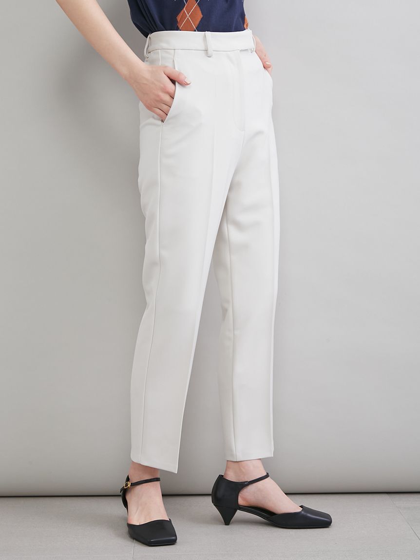Mila Owen「【MILA PANTS】後ろゴムテーパードパンツ」|チノ|