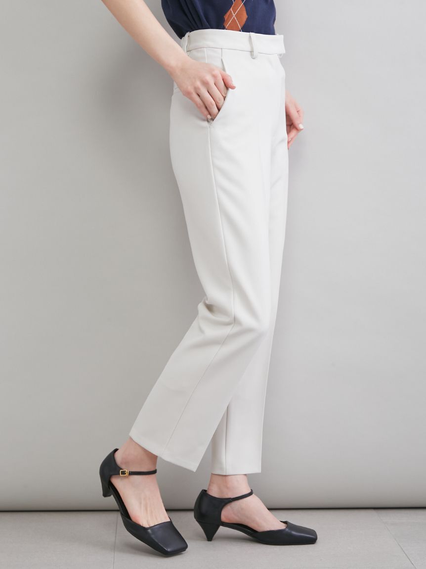 Mila Owen「【MILA PANTS】後ろゴムテーパードパンツ」|チノ|