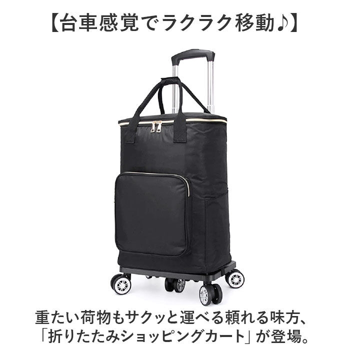 BACKYARD FAMILY「ショッピングカート 折り畳み 保冷 通販 キャリーカート 買い物カート ショッピングキャリー」|キャリーケース|