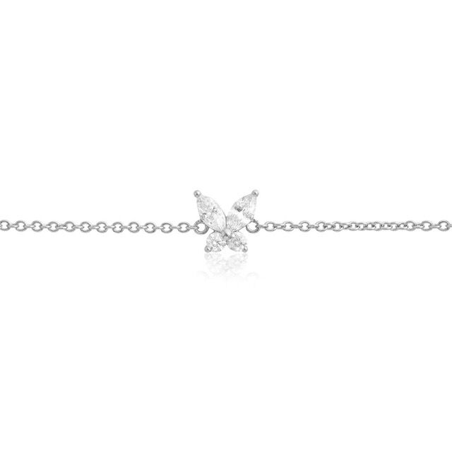 OLIVIA BURTON 「〈OLIVIA BURTON(ｵﾘﾋﾞｱﾊﾞｰﾄﾝ)〉 ｽﾊﾟｰｸﾙﾊﾞﾀﾌﾗｲ ﾏｰｷｽ ﾊﾞﾀﾌﾗｲ ﾌﾞﾚｽﾚｯﾄ ｼﾙﾊﾞｰ」|ブレスレット・バングル|