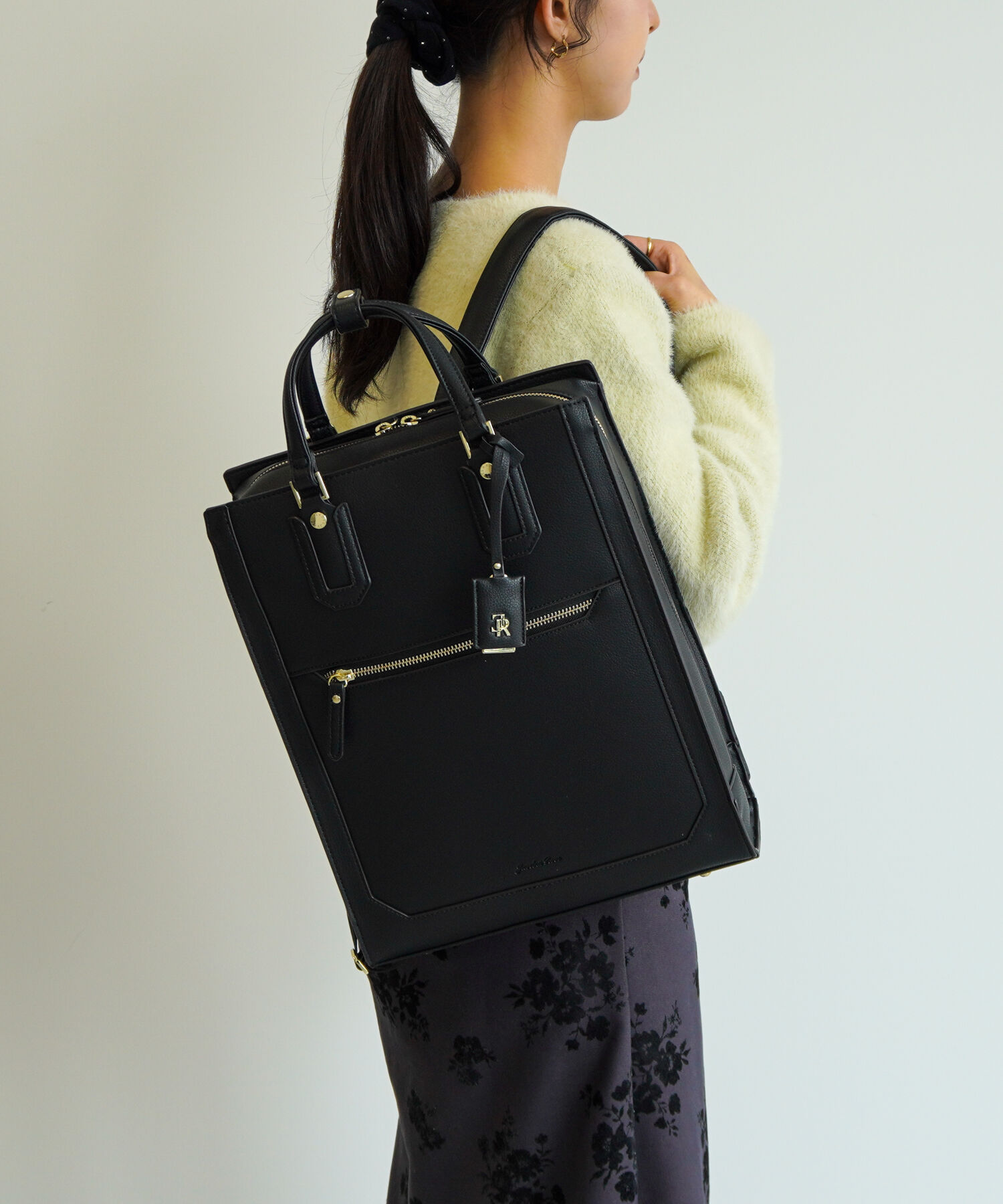 Jewelna Rose「Jewelna Rose アリゼ リュック A4/13.3インチPC収納 16302」|リュック|ブラック