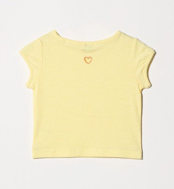 UNITED ARROWS green label relaxing「【WEB限定】ハート シシュウ Tシャツ / キッズ 100cm-160cm」|Tシャツ・カットソー|