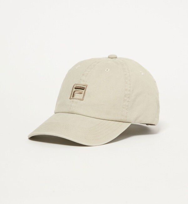 BEAUTY&YOUTH UNITED ARROWS「【別注】＜FILA＞コットン ウォッシュ ロゴ キャップ」|キャップ・キャスケット|