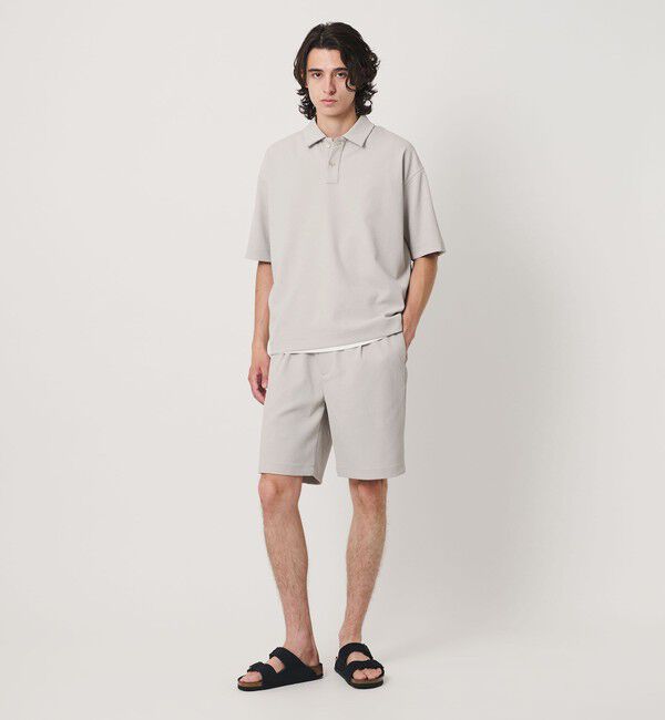 BEAUTY&YOUTH UNITED ARROWS「Air Dobby ワイドテーパード ポロシャツ ヨコストレッチ 吸水速乾 ウォッシャブル」|Tシャツ・カットソー|