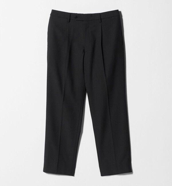 BEAUTY&YOUTH UNITED ARROWS「クール トロ イージー スラックス NO.5 接触冷感 ストレッチ」|チノ|BLACK