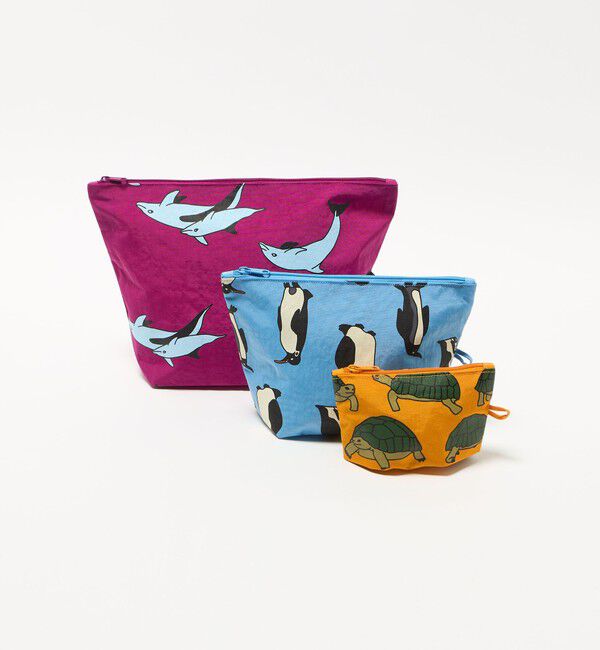 BEAUTY&YOUTH UNITED ARROWS「＜BAGGU＞VACATION ANIMALS 3セット GO  ポーチ」|ポーチ|その他1