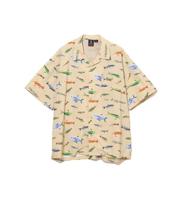 BEAMS「【別注】Columbia / PFG 総柄シャツ」|シャツ・ブラウス|STONE