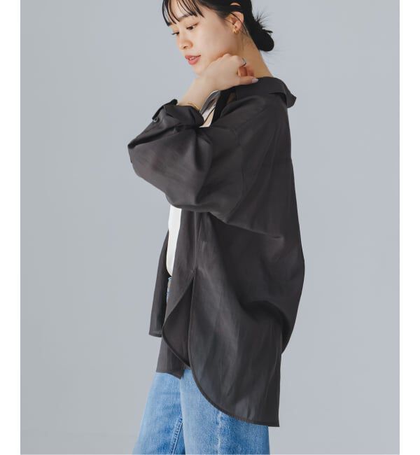 NOBLE「【洗える】シルキーコットンフォルムシャツ」|シャツ・ブラウス|