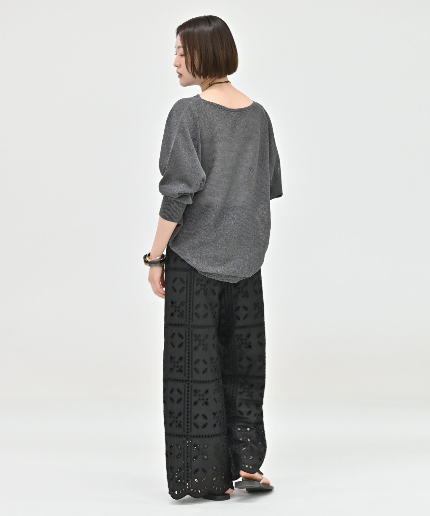 qualite「【夏まで快適に着られる】camifine ニットプルオーバー」|Tシャツ・カットソー|