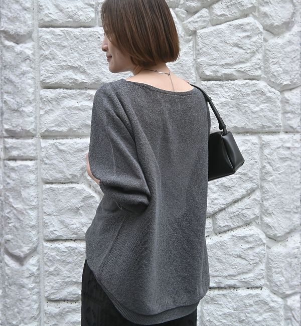 qualite「【夏まで快適に着られる】camifine ニットプルオーバー」|Tシャツ・カットソー|