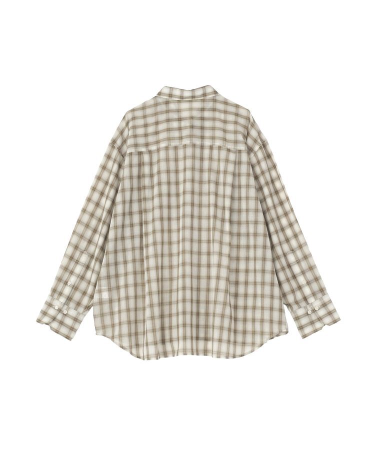 AMERICAN HOLIC「【接触冷感・イージーケア】シアーチェックシャツ」|シャツ・ブラウス|