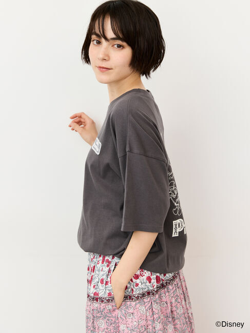 Samansa Mos2「【Disney】ピノキオ/バックプリントTシャツ」|Tシャツ・カットソー|