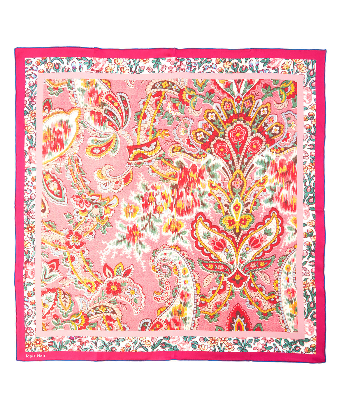 INED「《SUPERIOR CLOSET》Light Pink Toile Scarf《Tapis Noir》」|バンダナ・スカーフ|