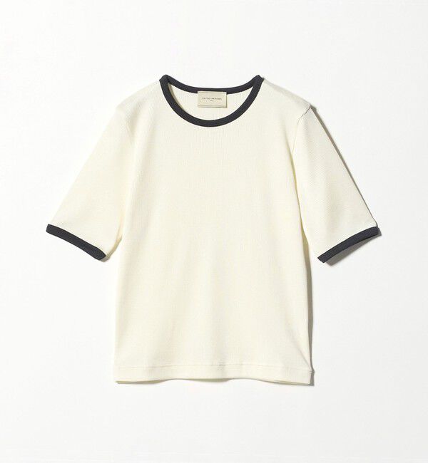 UNITED ARROWS「リブ バイカラーパイピング Tシャツ」|Tシャツ・カットソー|