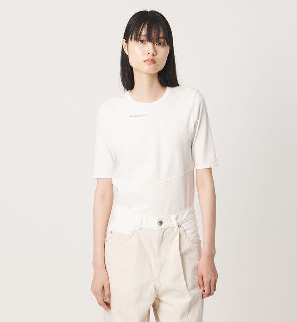 AEWEN MATOPH「＜AEWEN MATOPH＞イレギュラー パネル Tシャツ」|Tシャツ・カットソー|