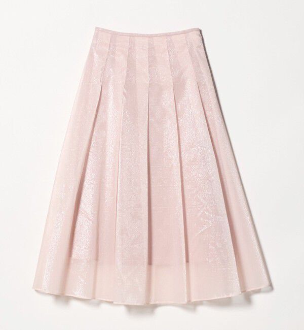 UNITED ARROWS「LINEAESSE シアー スカート ‐ウォッシャブル‐」|スカート|LT.PINK