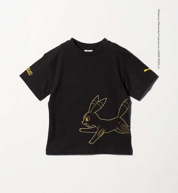 UNITED ARROWS green label relaxing「【WEB限定】＜PUMA&times;Pokemon＞ Tシャツ/ キッズ 128cmー152cm」|Tシャツ・カットソー|BLACK