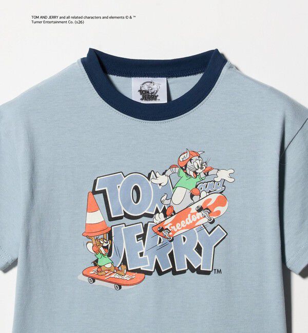 UNITED ARROWS green label relaxing「【別注】＜URBAMENT＞TOM and JERRY リンガーTシャツ / キッズ 100cmー130cm」|Tシャツ・カットソー|