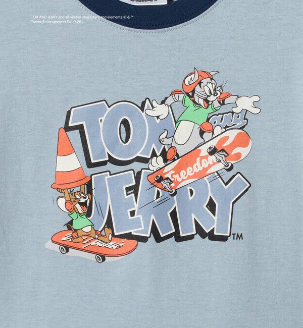 UNITED ARROWS green label relaxing「【別注】＜URBAMENT＞TOM and JERRY リンガーTシャツ / キッズ 100cmー130cm」|Tシャツ・カットソー|