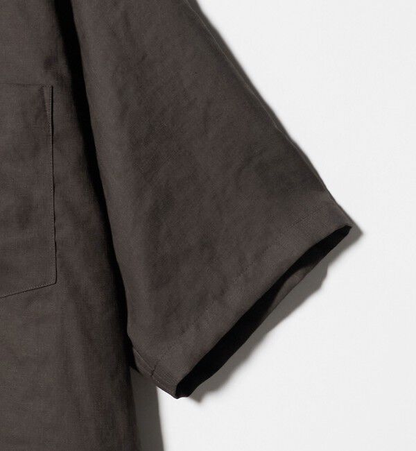 BEAUTY&YOUTH UNITED ARROWS「ライト リネンタッチ キャンプカラー シャツ FORM型」|シャツ・ブラウス|