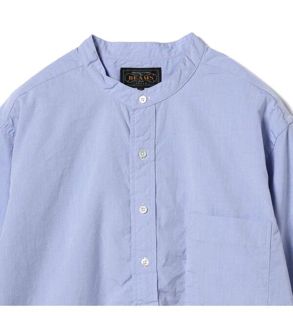 BEAMS PLUS「Band Collar Pullover 120/3 Broad」|シャツ・ブラウス|