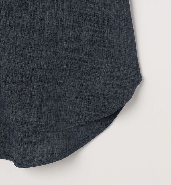 SHIPS any「SHIPS any:〈UVカット〉FUTURE LINEN CANVAS リネンライク スキッパー プルオーバーシャツ◆」|シャツ・ブラウス|