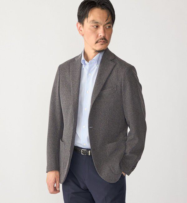 SHIPS「SHIPS:〈接触冷感〉ICE COTTON パナマ ストライプ ボタンダウン 半袖 シャツ」|シャツ・ブラウス|