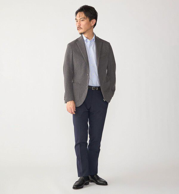 SHIPS「SHIPS:〈接触冷感〉ICE COTTON パナマ ストライプ ボタンダウン 半袖 シャツ」|シャツ・ブラウス|