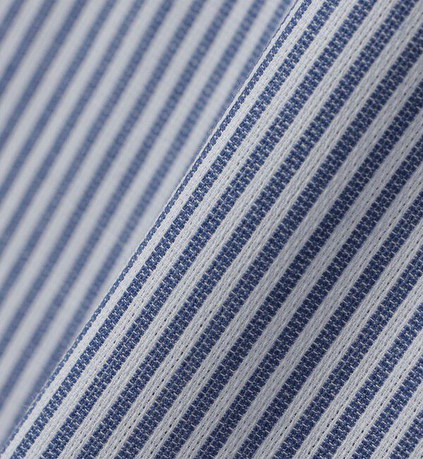 SHIPS「SHIPS:〈接触冷感〉ICE COTTON パナマ ストライプ ボタンダウン 半袖 シャツ」|シャツ・ブラウス|