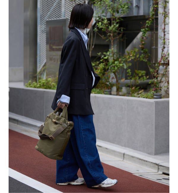 SLOBE IENA「《WEB限定/セットアップ対応可/追加3》ウォッシャブルツイルダブルジャケット」|テーラードジャケット|