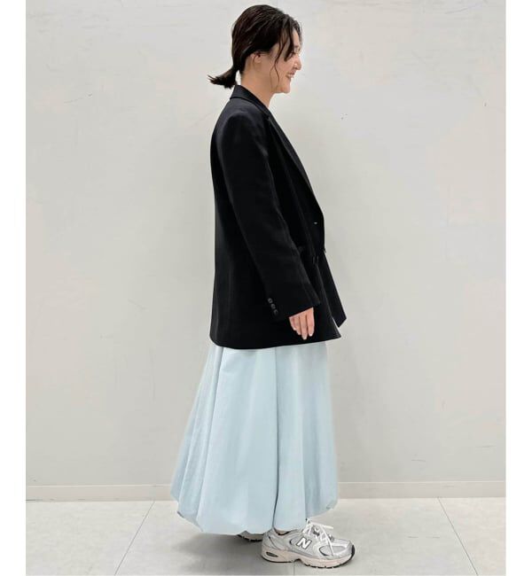 SLOBE IENA「《WEB限定/セットアップ対応可/追加3》ウォッシャブルツイルダブルジャケット」|テーラードジャケット|