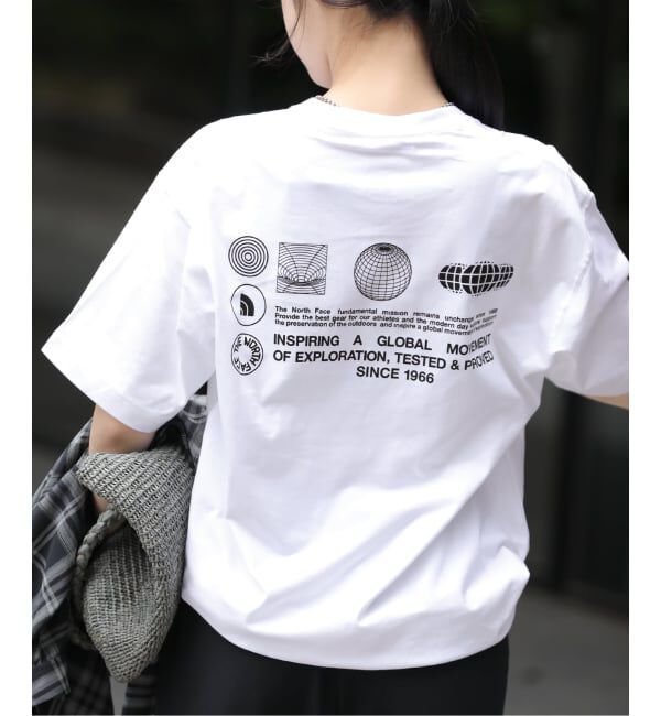 JOURNAL STANDARD relume「《WEB限定》【THE NORTH FACE/ ザノースフェイス】S/S FD Globe Grid Cotton：Tシャツ」|Tシャツ・カットソー|